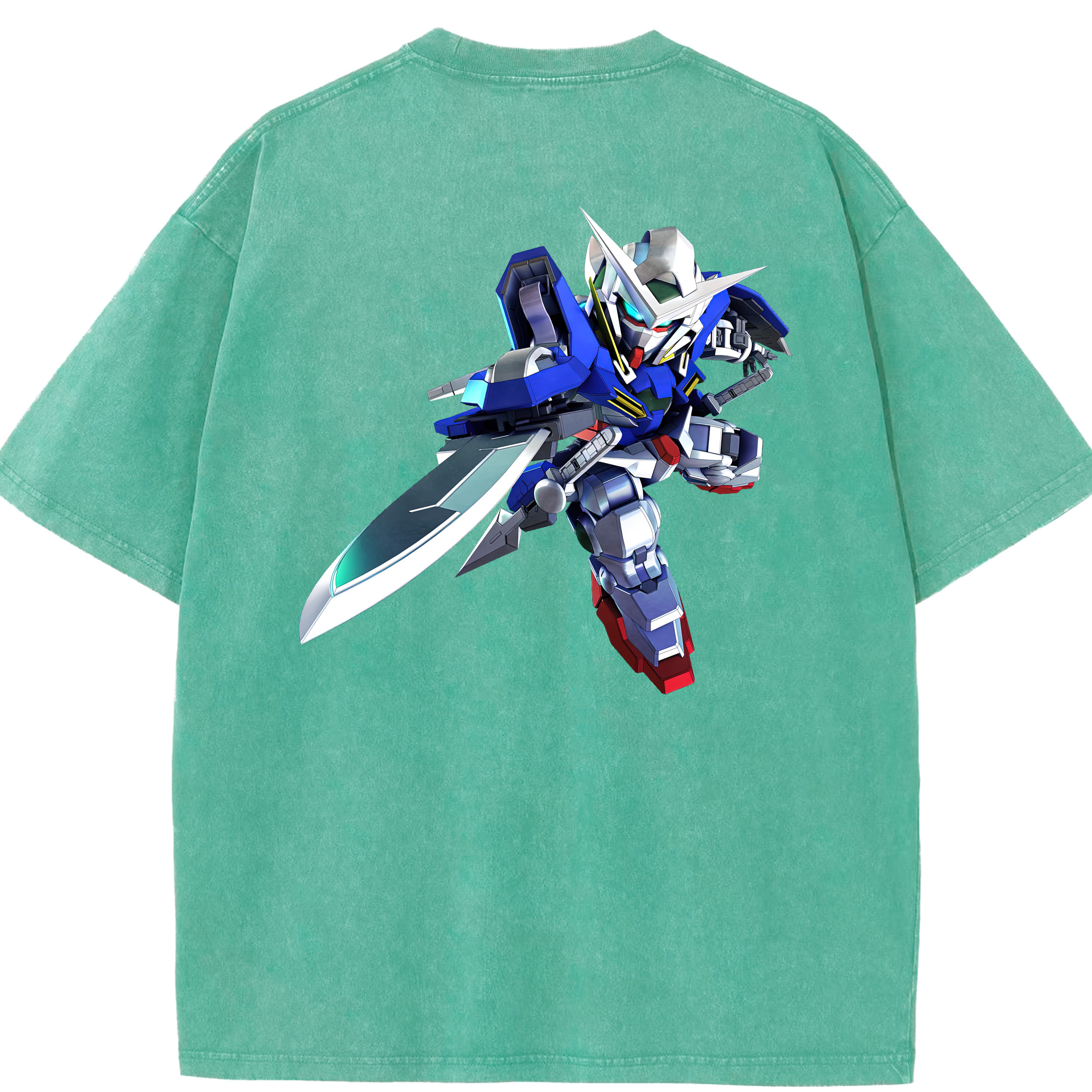 （画像用） 機動戦士ガンダム Mobile Suit Gundam 綿100% ヴィンテージ風 半袖Tシャツ（背面プリント）